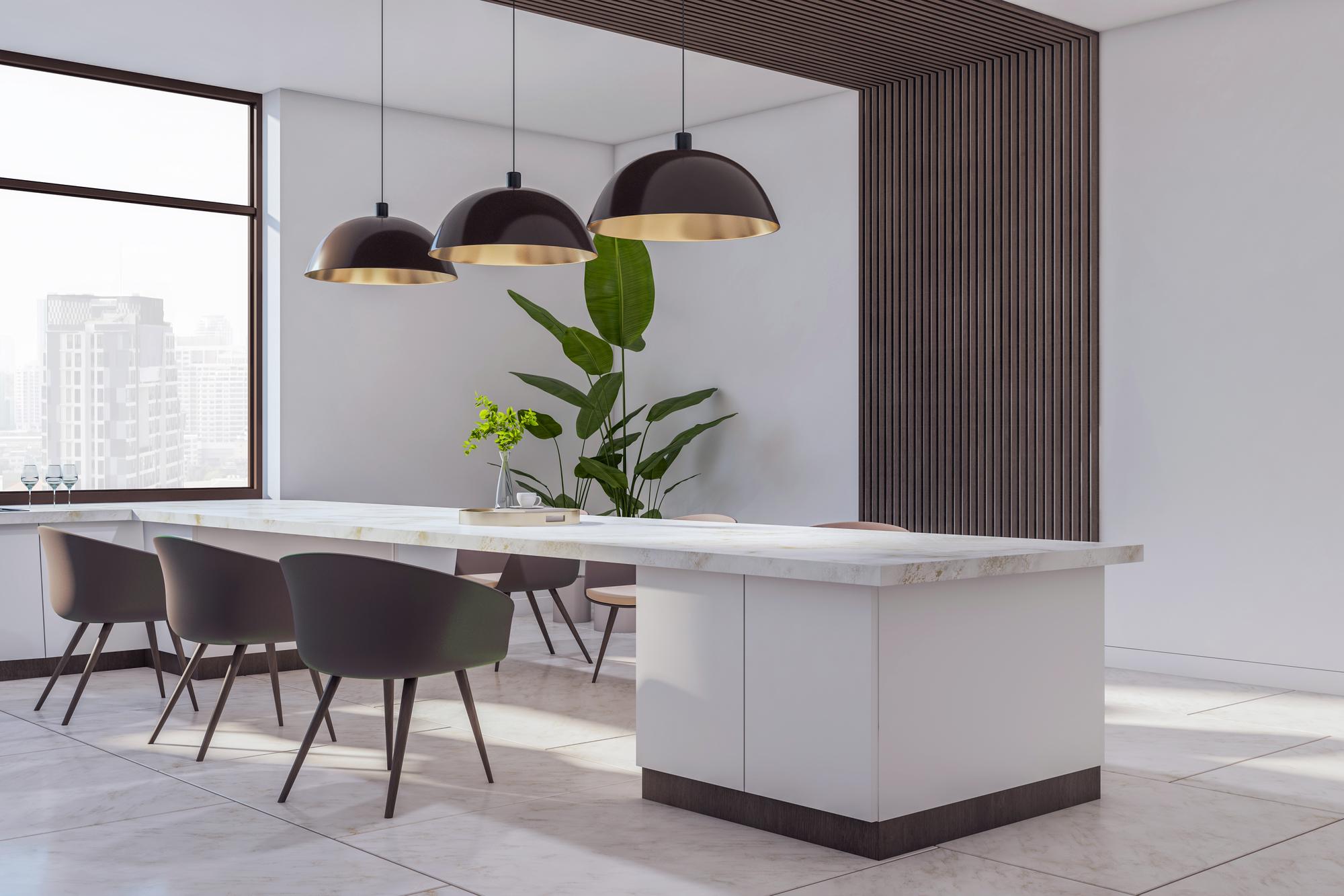 Modern kitchen with island